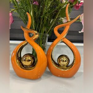 Modern Ceramic Home  Or Office Decoration : Abstract Art : Adorno Moderno